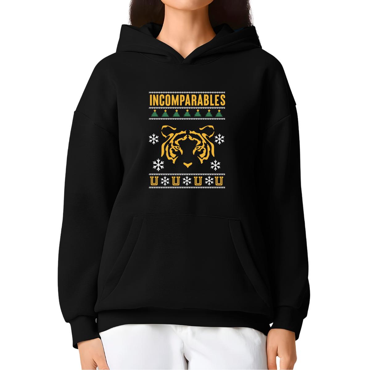 Sudadera Mujer Hoodie Pro Dry Tigres UANL Navideña Incomparables