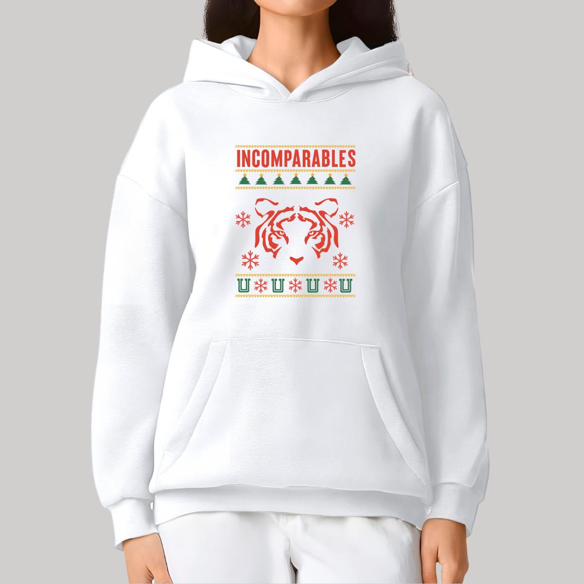 Sudadera Mujer Hoodie Pro Dry Tigres UANL Navideña Incomparables