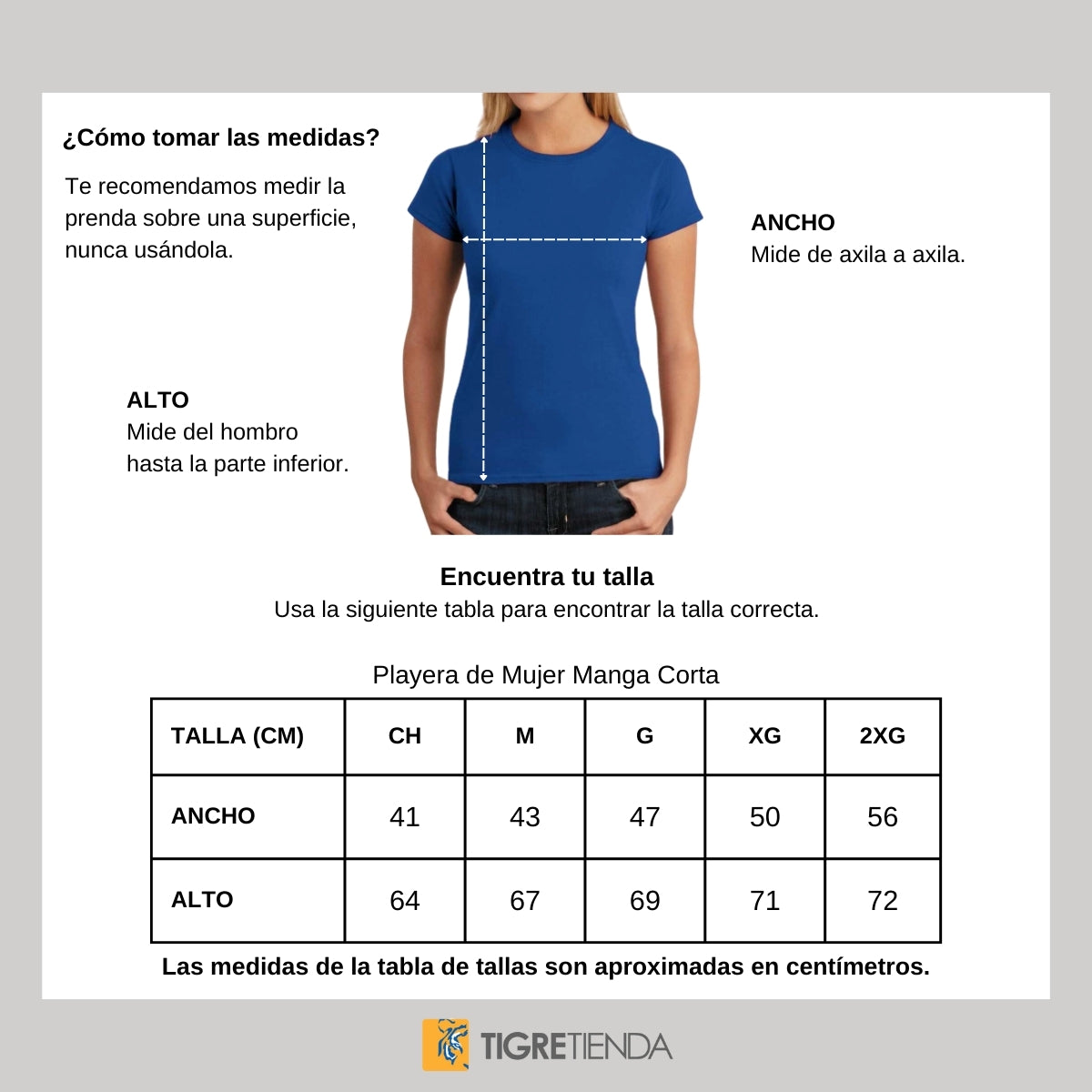 Playera Mujer Tigres UANL Aniversario 65