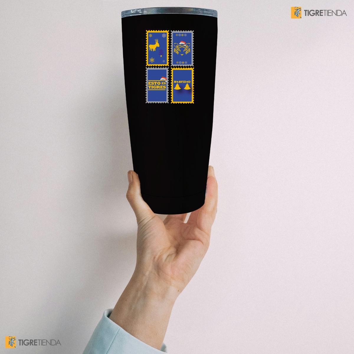 Termo 20 Oz Tigres UANL Navidad