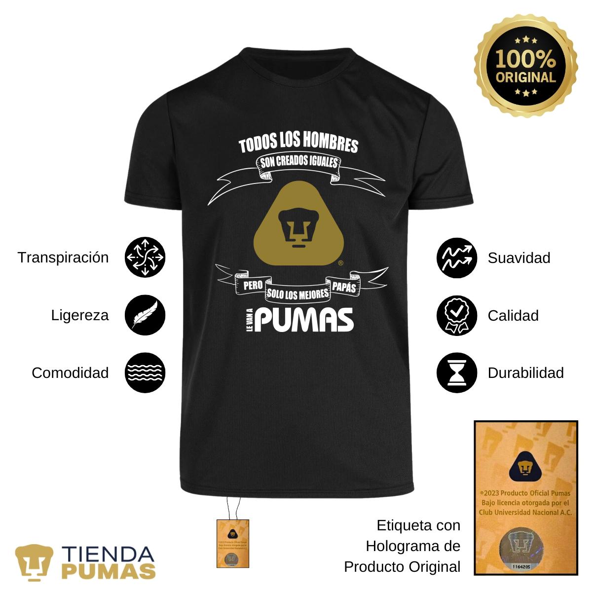 Playera Transpirable Hombre Pumas UNAM El mejor Papá