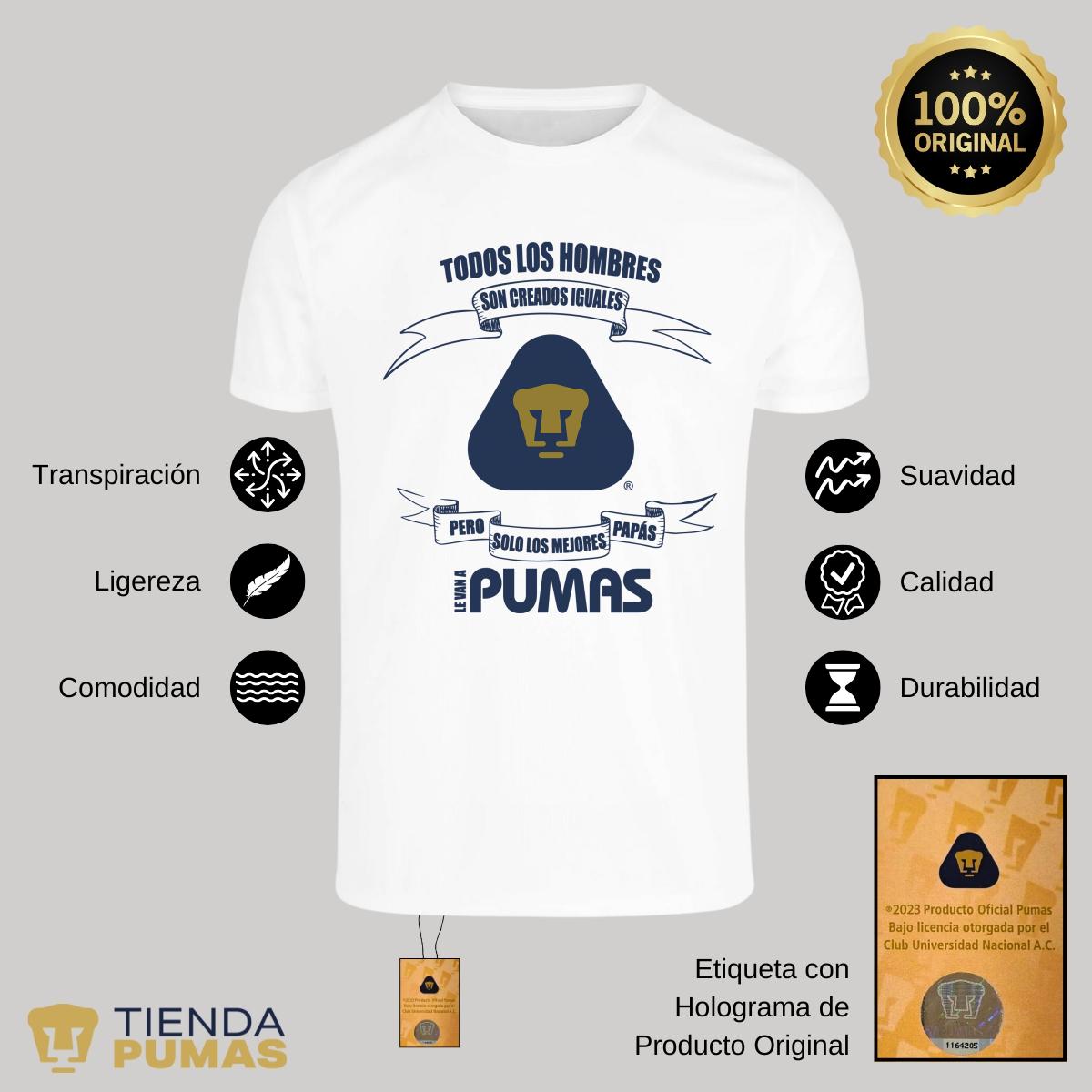 Playera Transpirable Hombre Pumas UNAM El mejor Papá