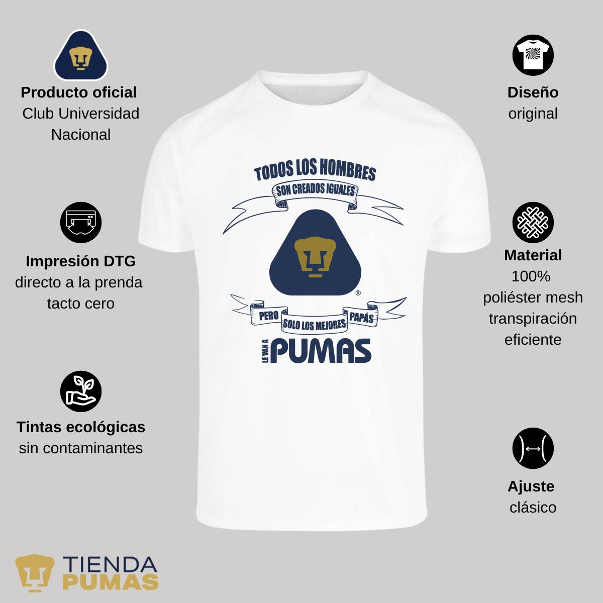 Playera Transpirable Hombre Pumas UNAM El mejor Papá
