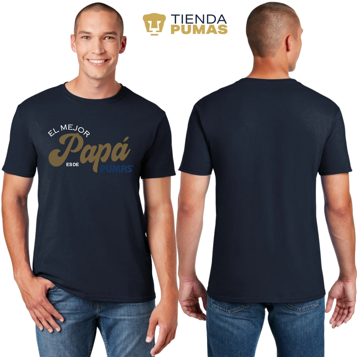 Playera Hombre Pumas UNAM Día Padre El mejor
