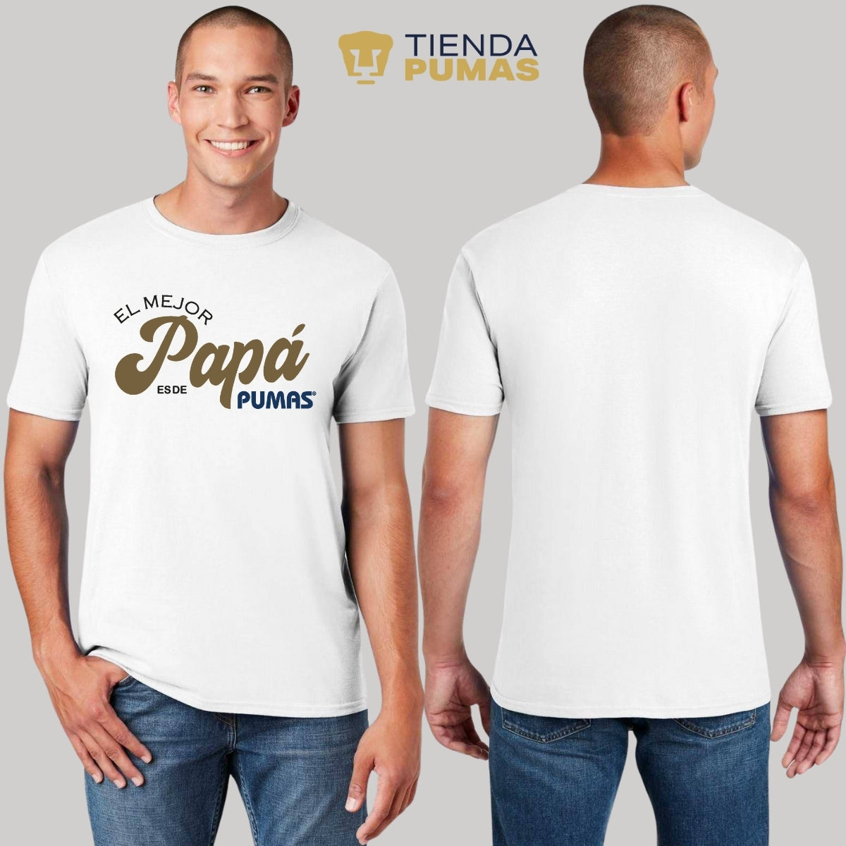 Playera Hombre Pumas UNAM Día Padre El mejor
