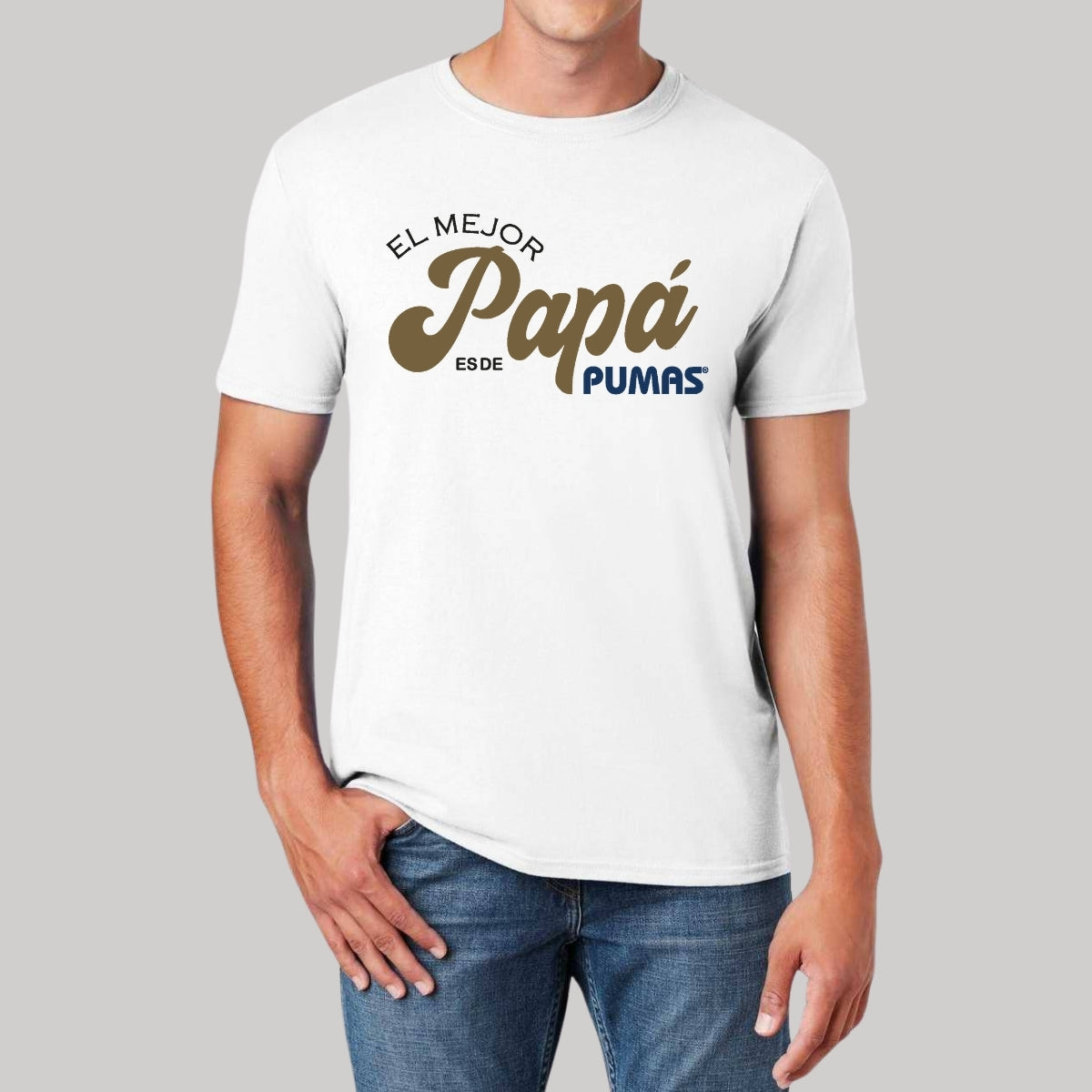 Playera Hombre Pumas UNAM Día Padre El mejor
