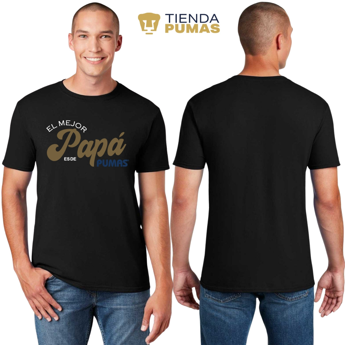 Playera Hombre Pumas UNAM Día Padre El mejor