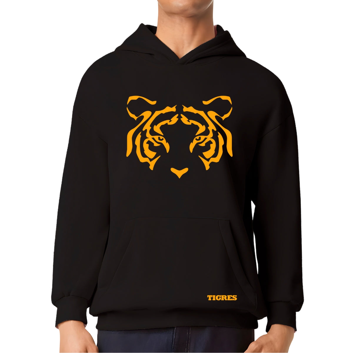 Sudadera Pro Dry Hombre Hoodie Tigres UANL Cara Tigre – PM SHOP