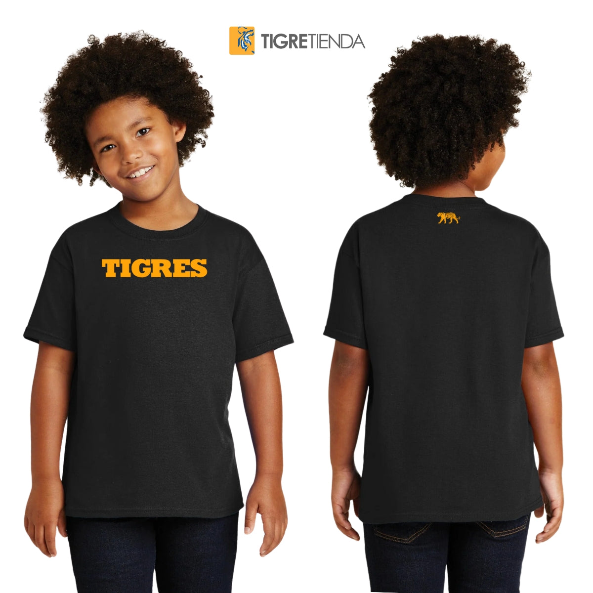 Playera Niño Niña Tigres UANL Logo Tigre