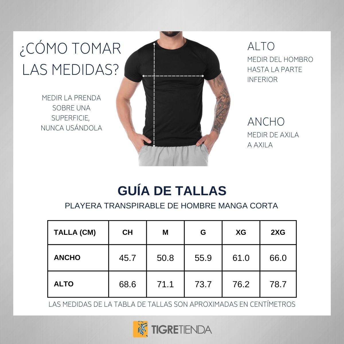 Playera Transpirable Hombre Tigres UANL Papá incomparable