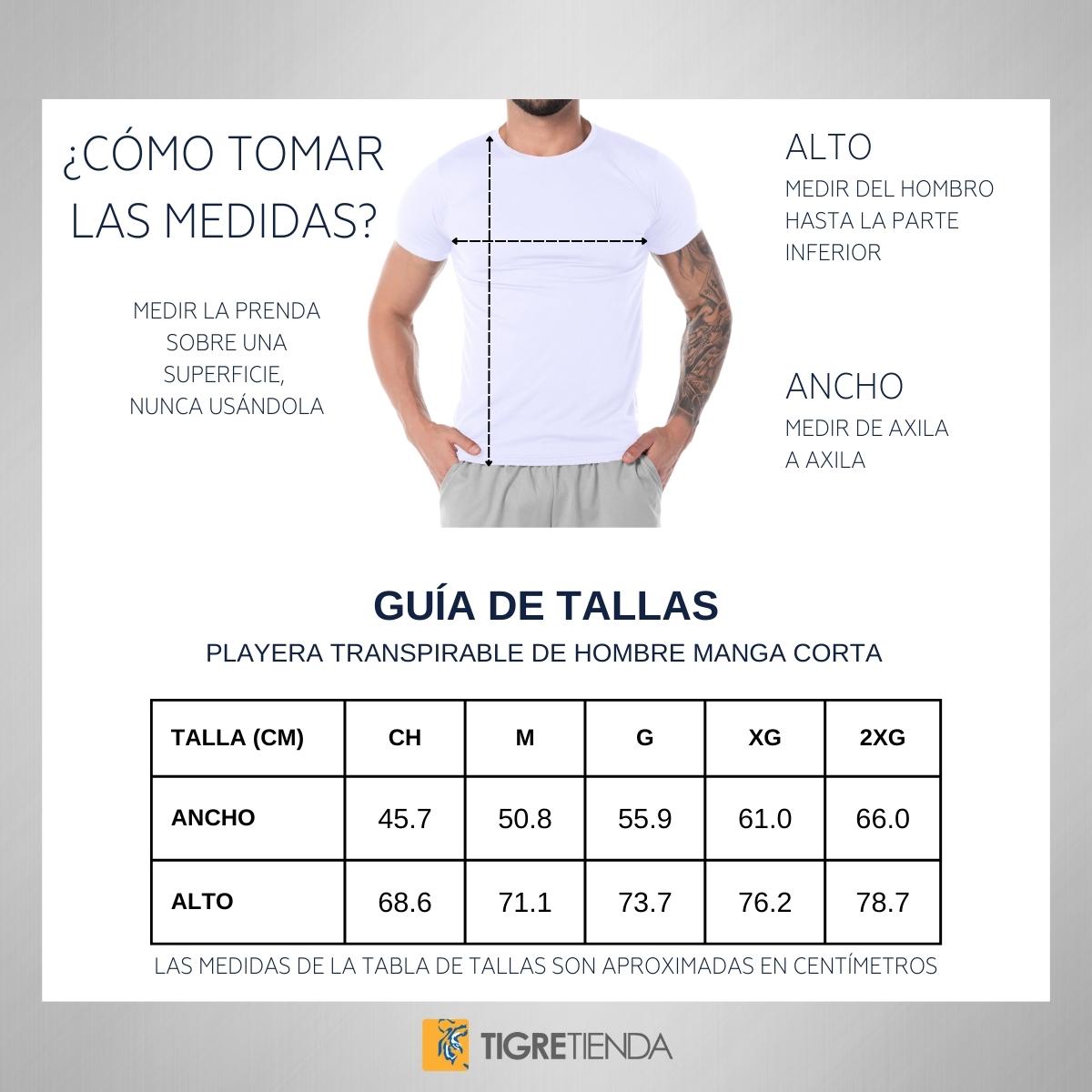 Playera Transpirable Hombre Tigres UANL Papá incomparable