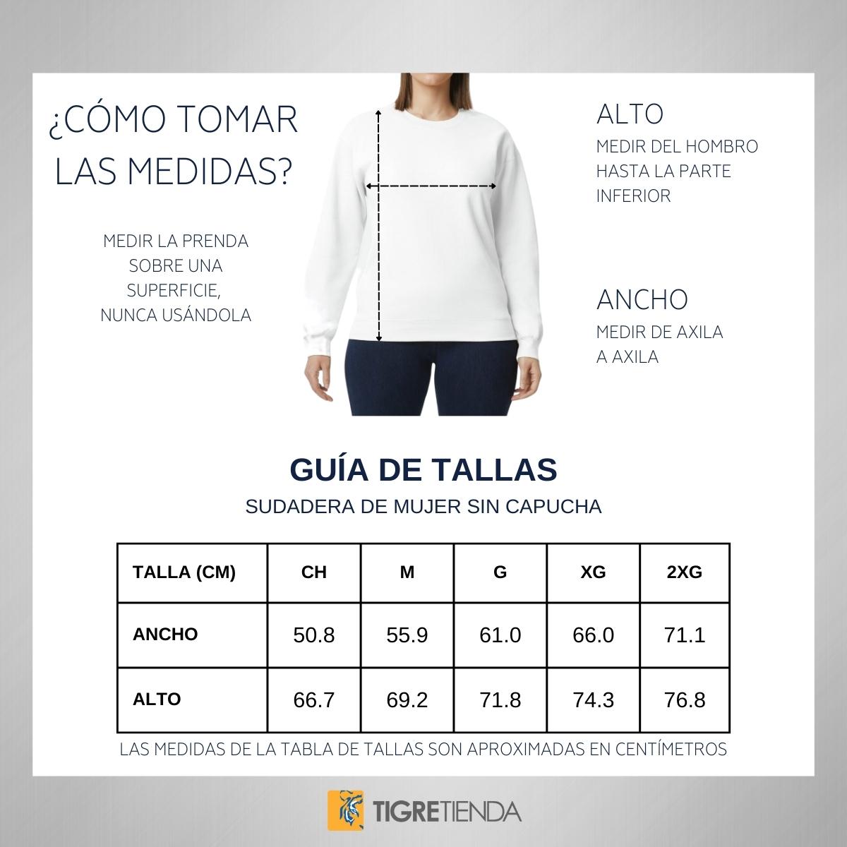 Sudadera Mujer Tigres UANL Rostro BYN