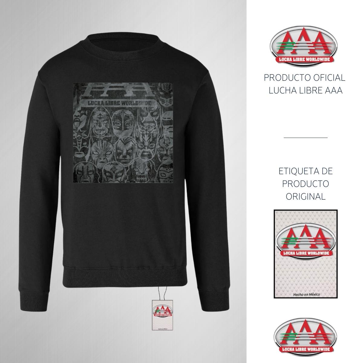 Sudadera Hombre Lucha Libre AAA Collage