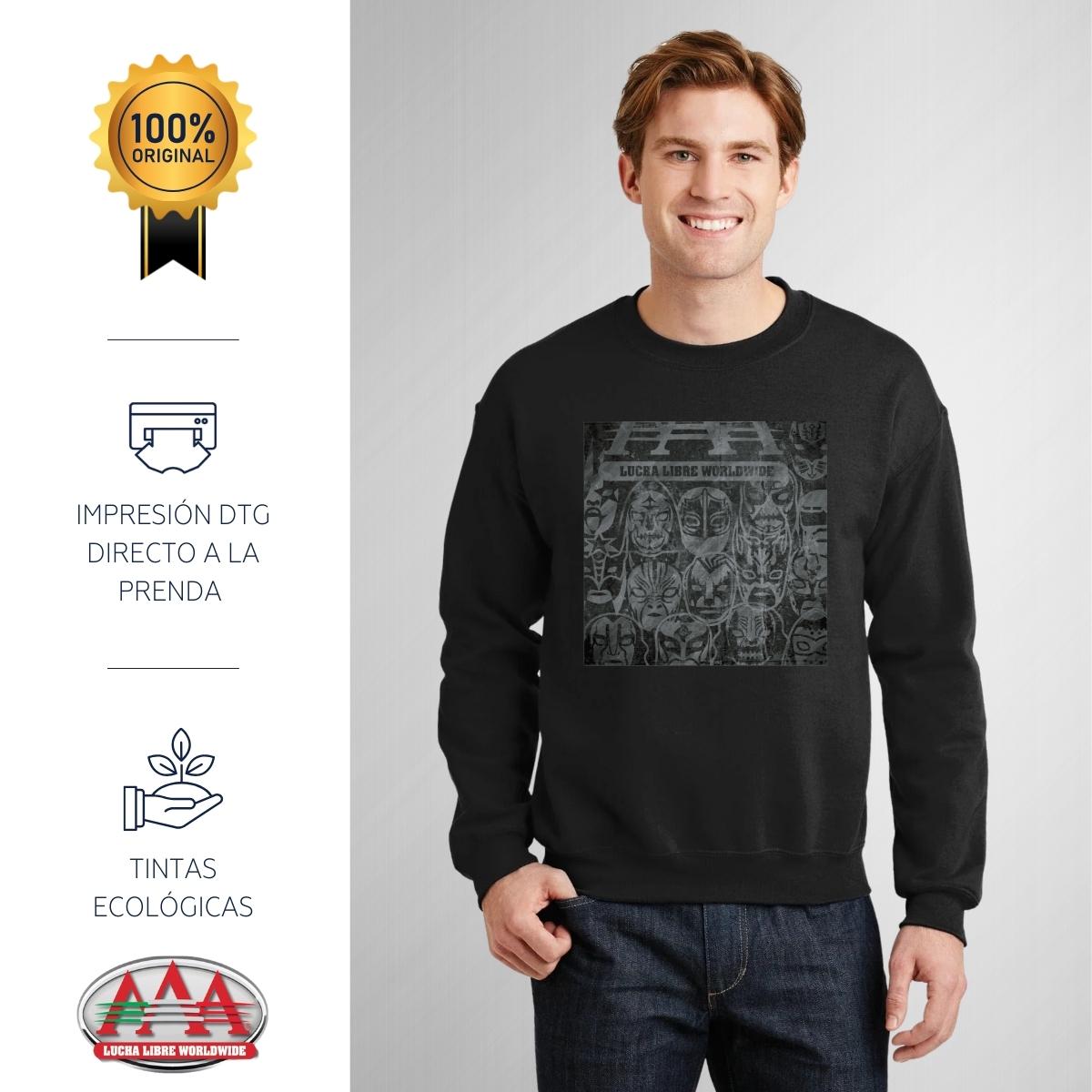 Sudadera Hombre Lucha Libre AAA Collage