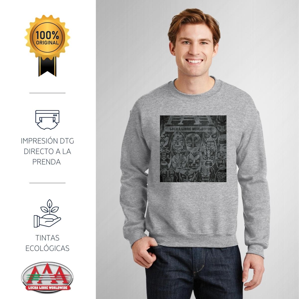 Sudadera Hombre Lucha Libre AAA Collage