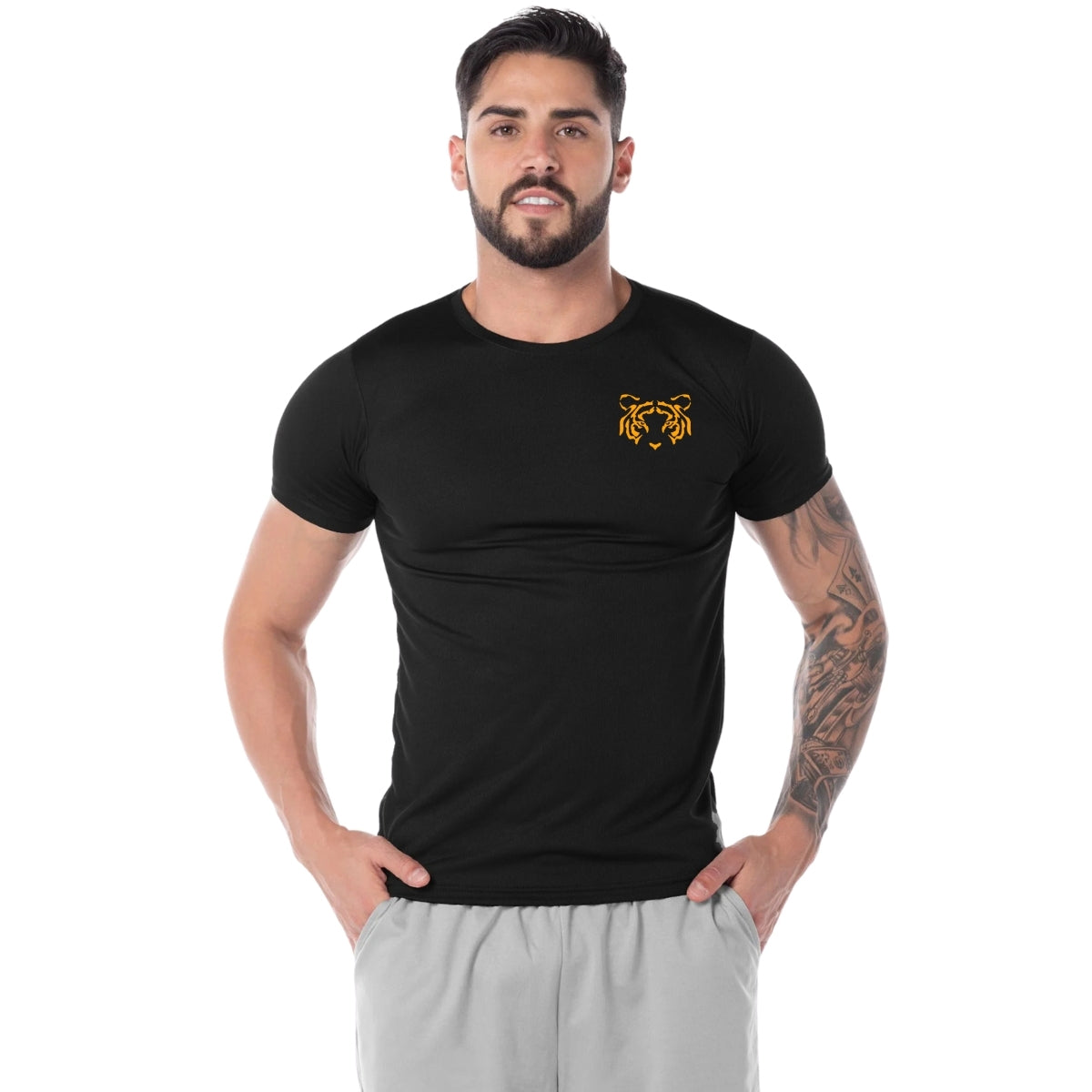Playera Transpirable Hombre Tigres UANL Rostro U Vinil