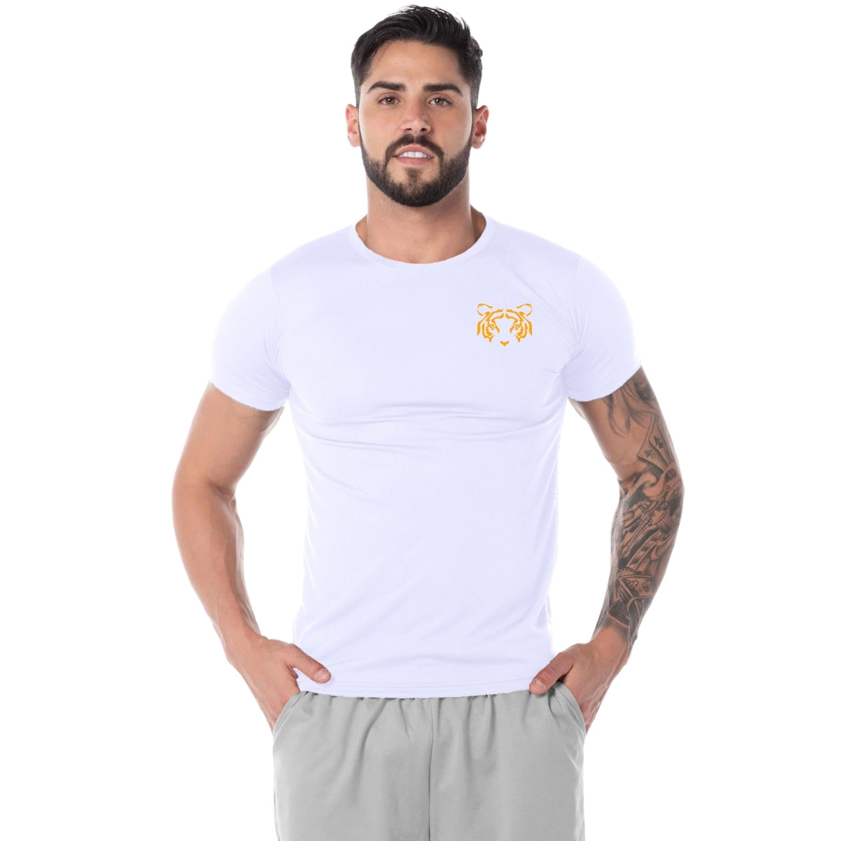 Playera Transpirable Hombre Tigres UANL Rostro U Vinil