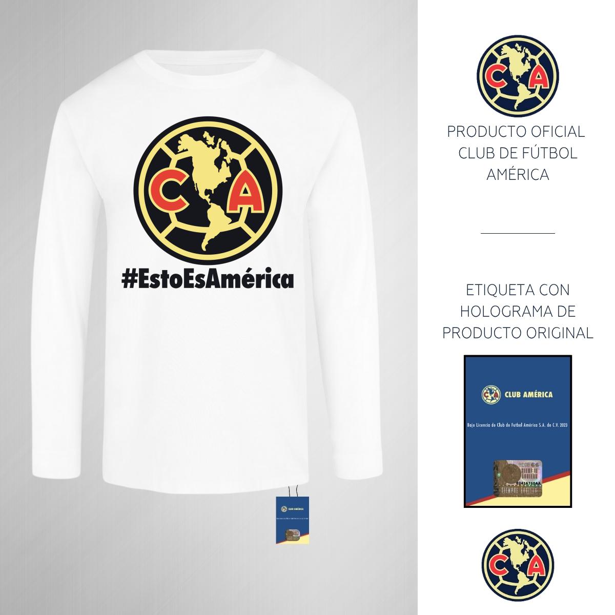 Playera M Larga Niños América Esto es América