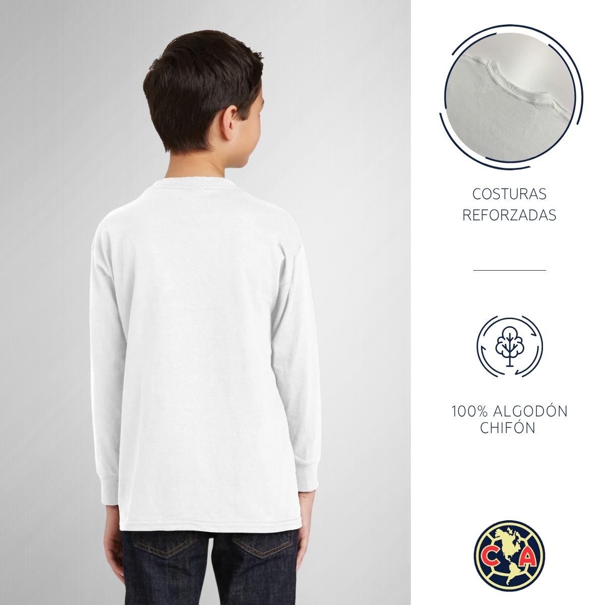 Playera M Larga Niños América Día de Muertos