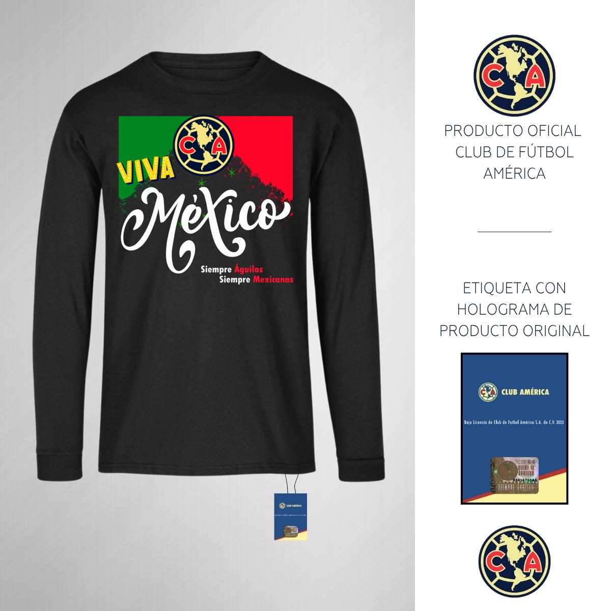 Playera M Larga Niños América Viva México 2