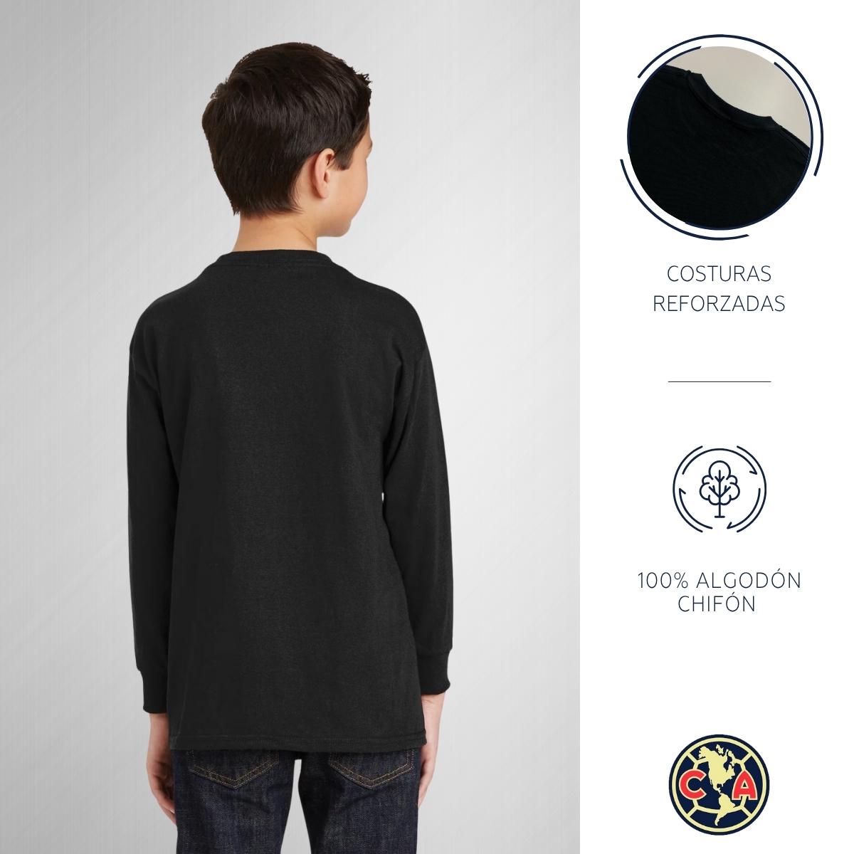 Playera M Larga Niños América Viva México 2