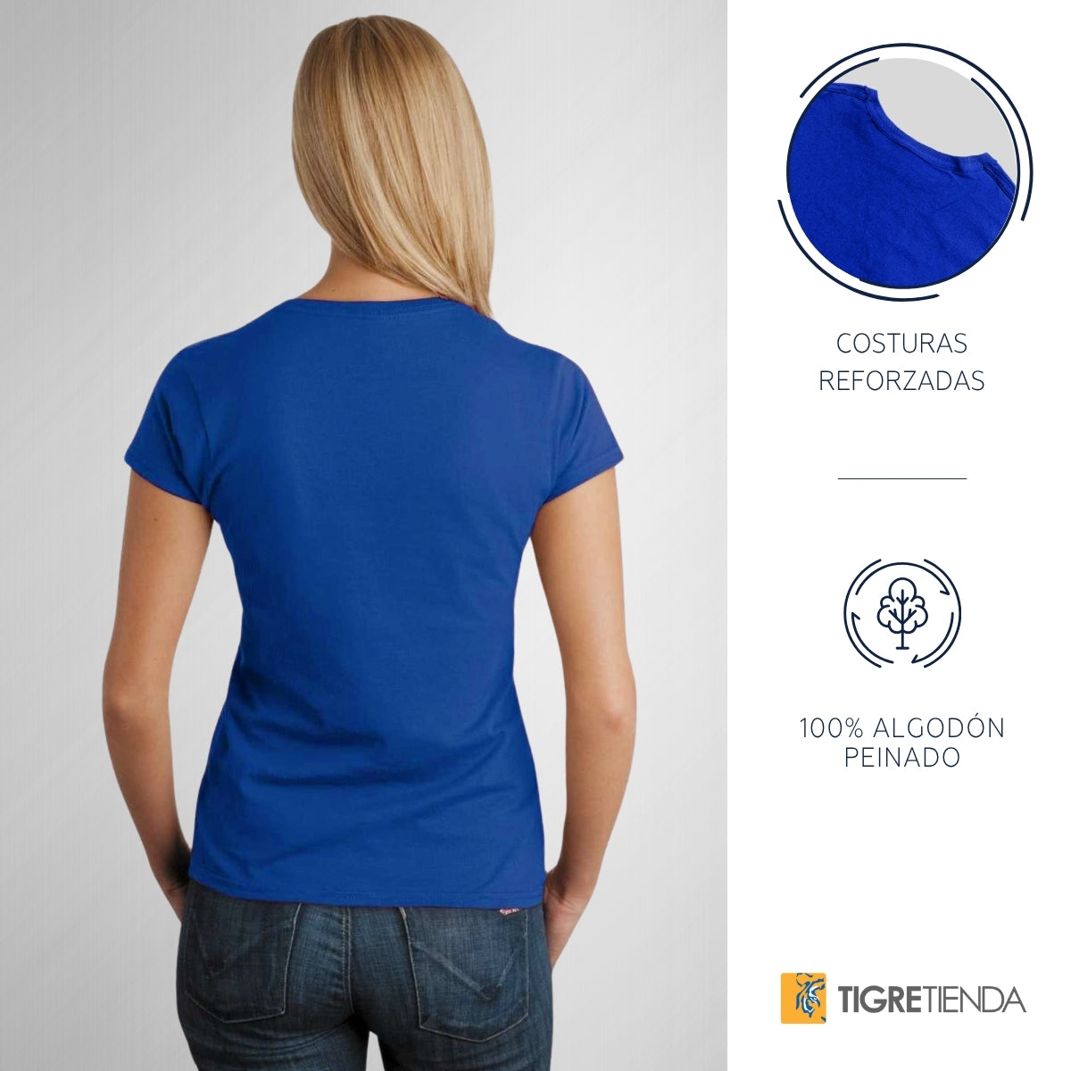 Playera Mujer Tigres UANL Calavera