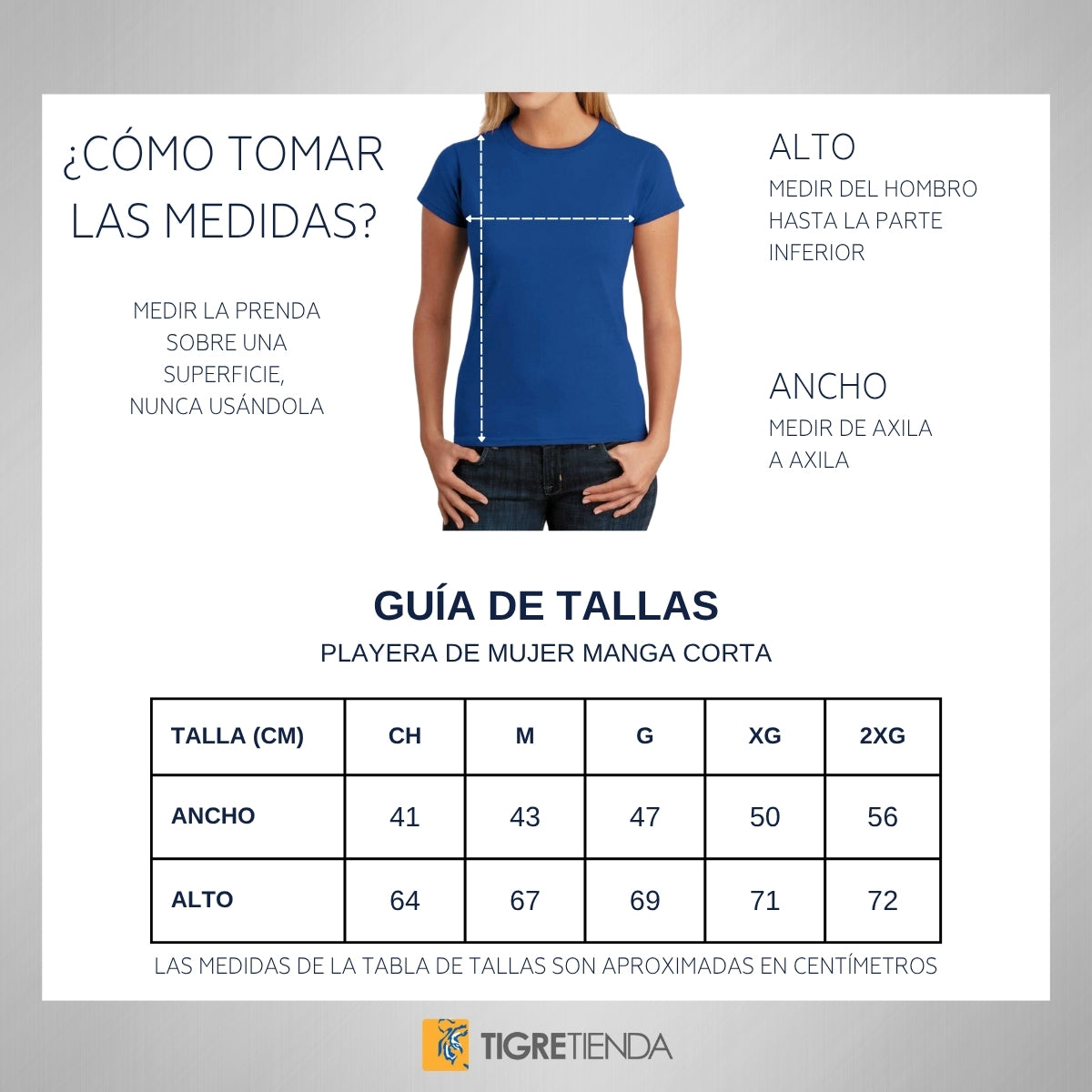 Playera Mujer Tigres UANL Calavera