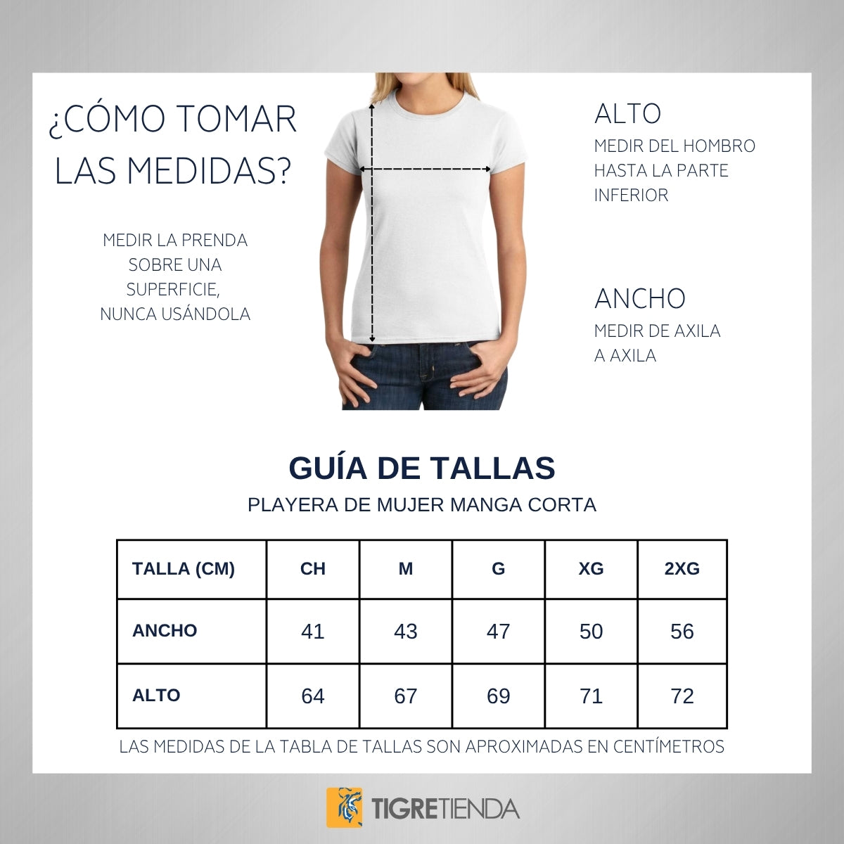Playera Mujer Tigres UANL Calavera
