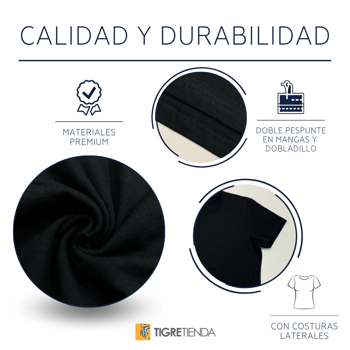 Playera Mujer Tigres UANL Calavera