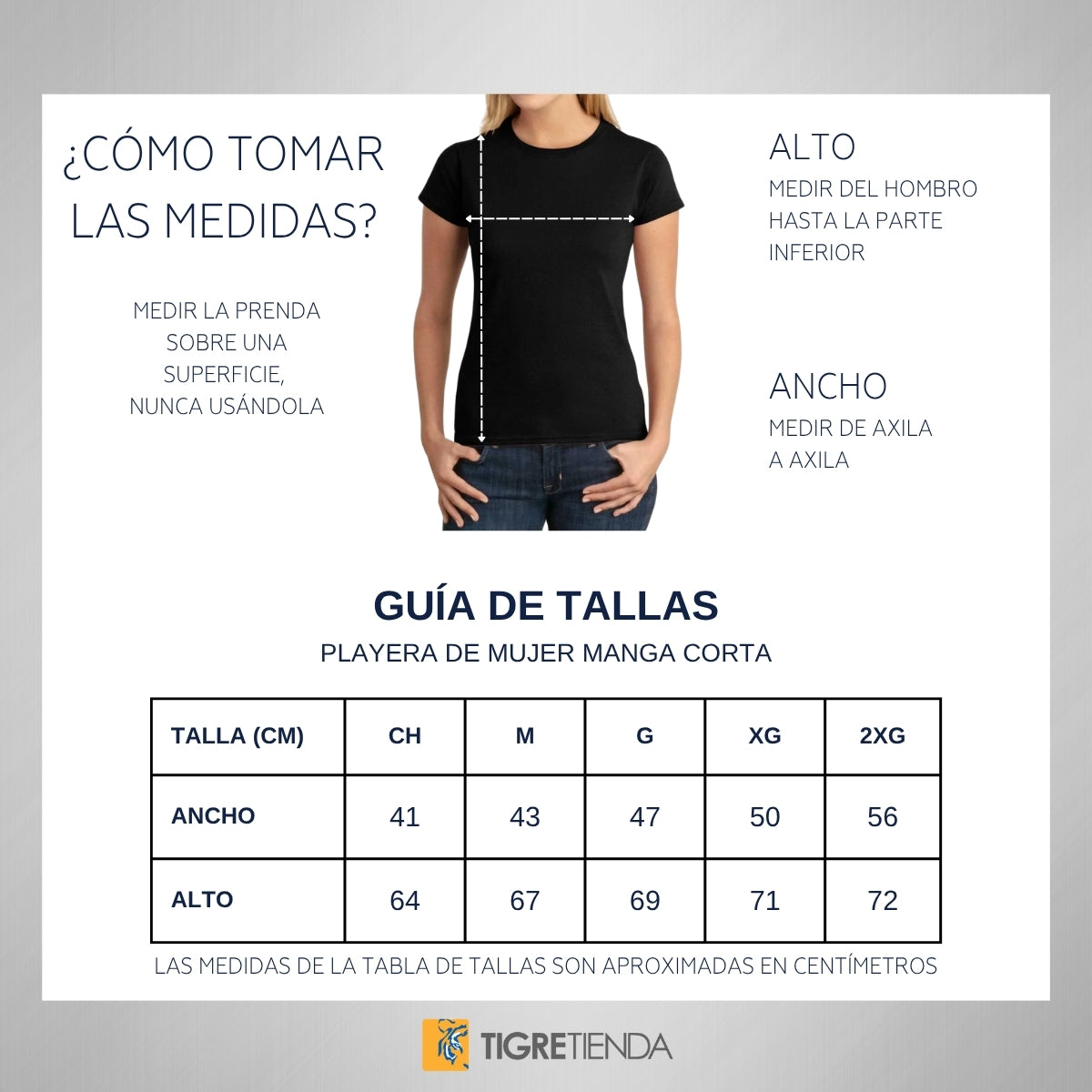 Playera Mujer Tigres UANL Calavera