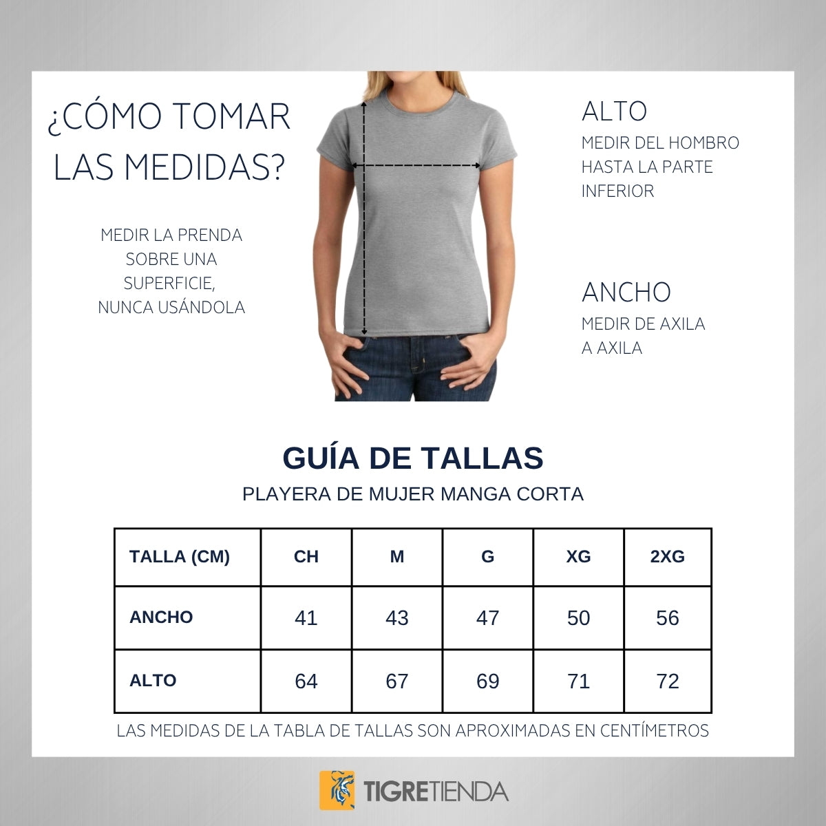 Playera Mujer Tigres UANL Calavera