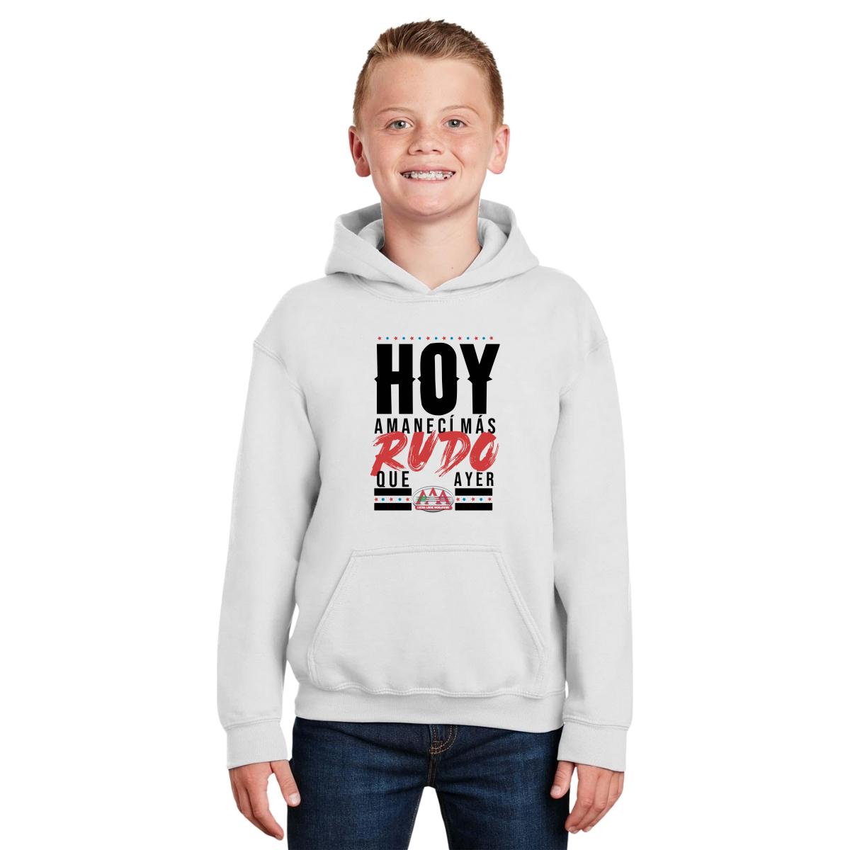Sudadera Niños Hoodie Lucha Libre AAA Amanecí Más Rudo