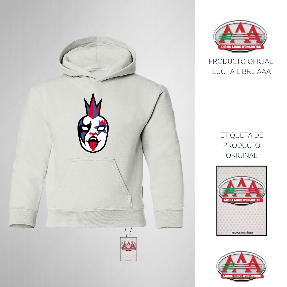Sudadera Niños Hoodie Lucha Libre AAA Psycho Clown Emoji