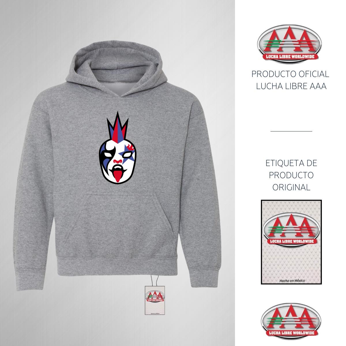 Sudadera Niños Hoodie Lucha Libre AAA Psycho Clown Emoji