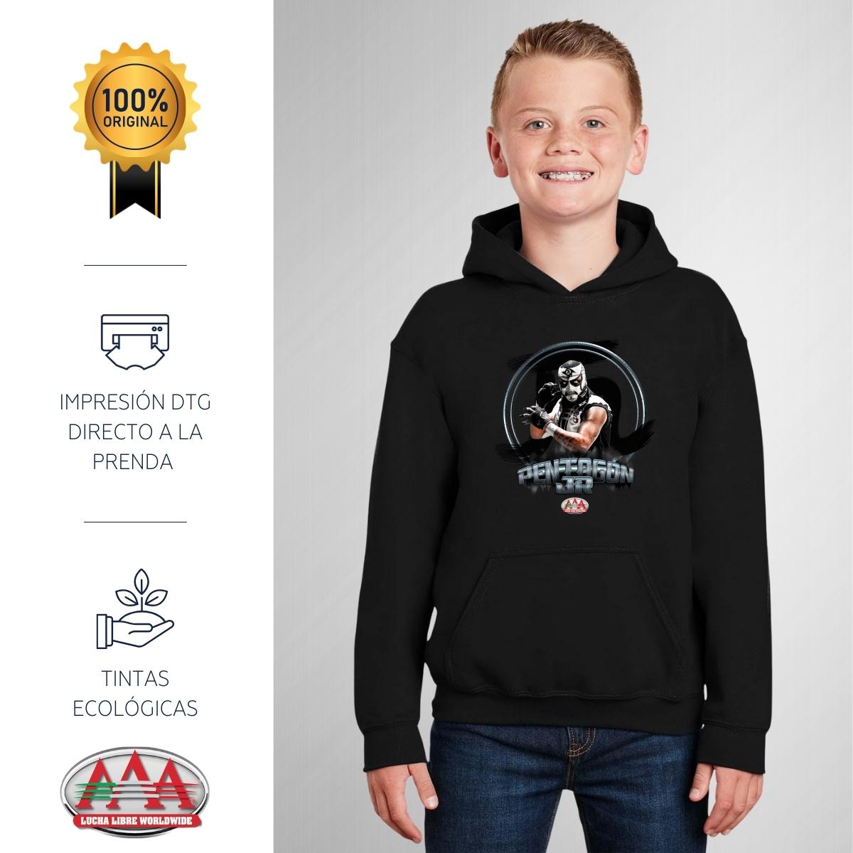 Sudadera Niños Hoodie Lucha Libre AAA Pentagón Jr