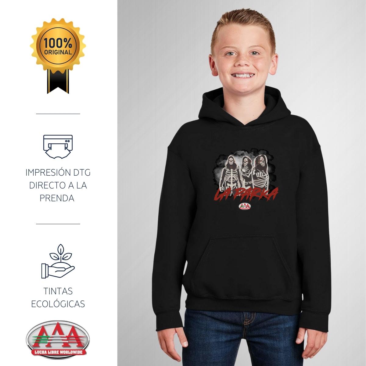 Sudadera Niños Hoodie Lucha Libre AAA La Parka Luchador
