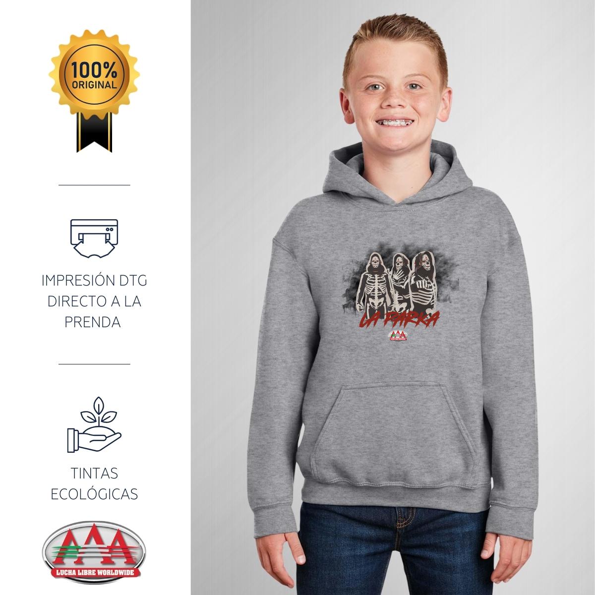 Sudadera Niños Hoodie Lucha Libre AAA La Parka Luchador
