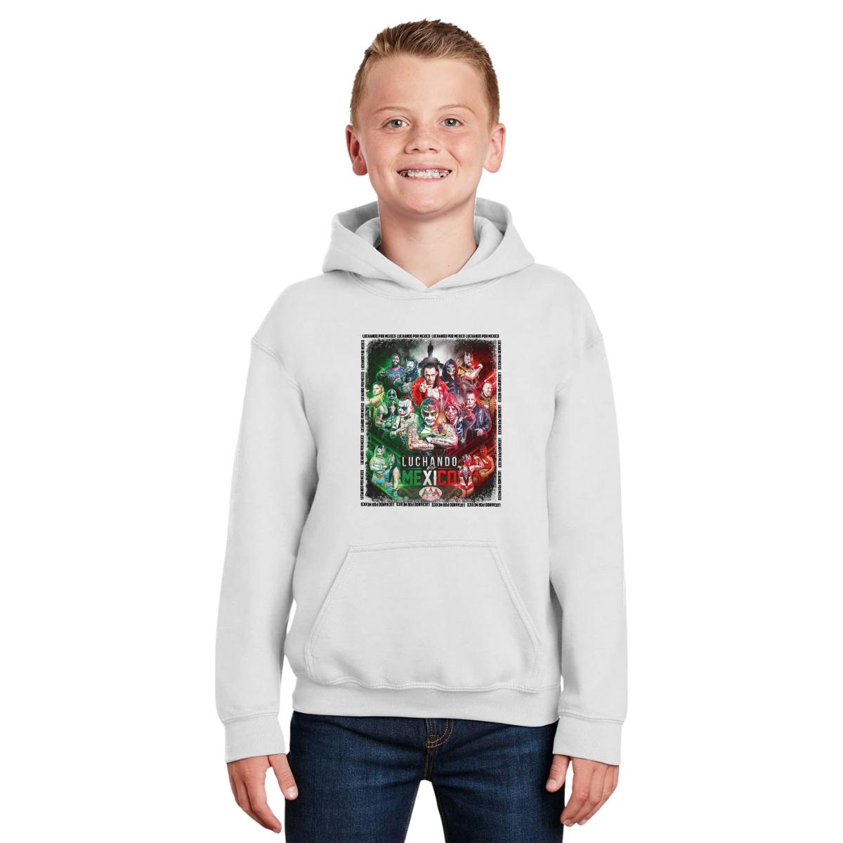 Sudadera Niños Hoodie Lucha Libre AAA Evento Luchando por México