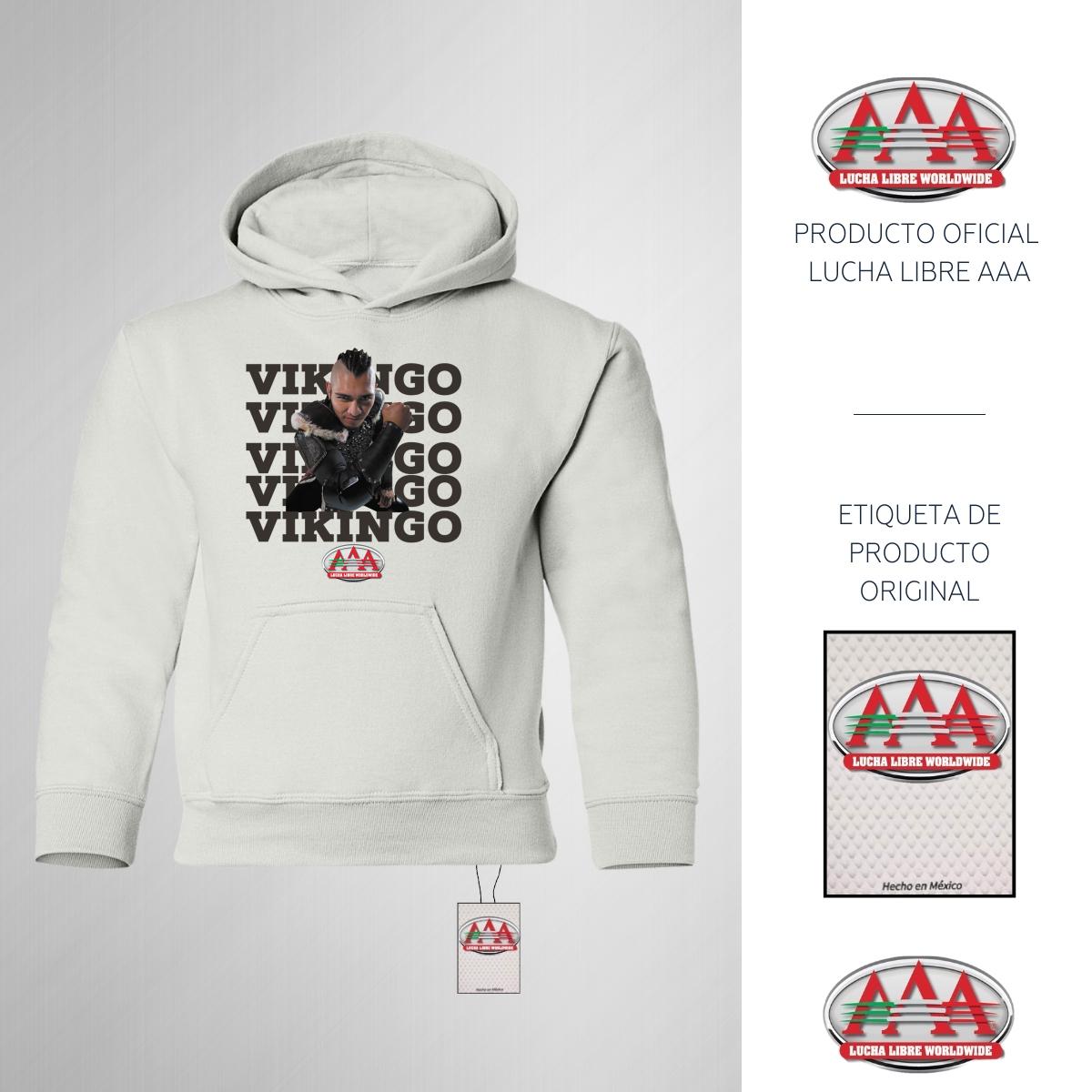 Sudadera Niños Hoodie Lucha Libre AAA Hijo del Vikingo