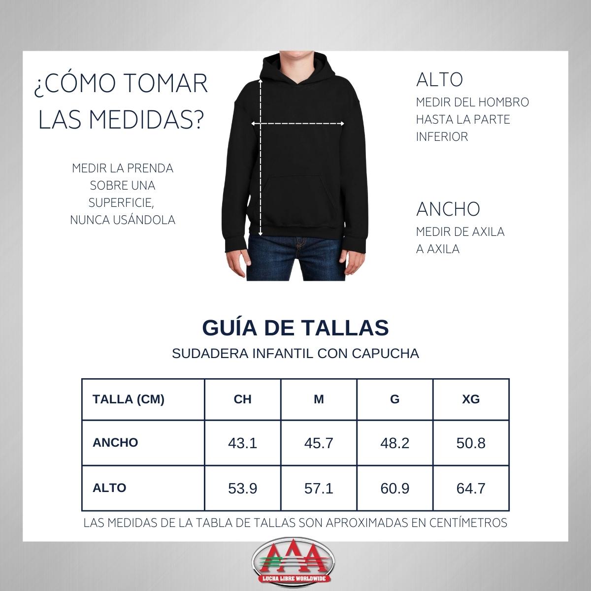 Sudadera Niños Hoodie Lucha Libre AAA Glitch