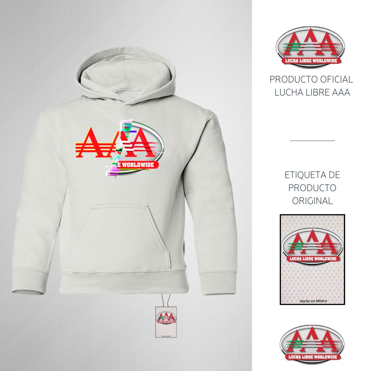 Sudadera Niños Hoodie Lucha Libre AAA Glitch