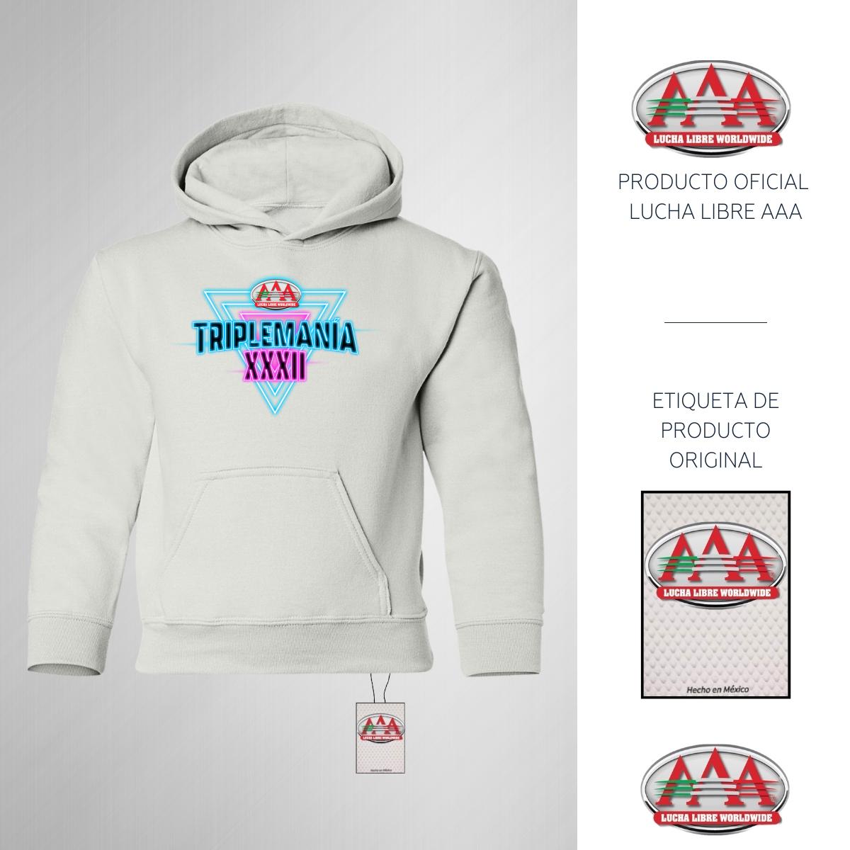Sudadera Niños Hoodie Lucha Libre AAA Triplemanía XXXII