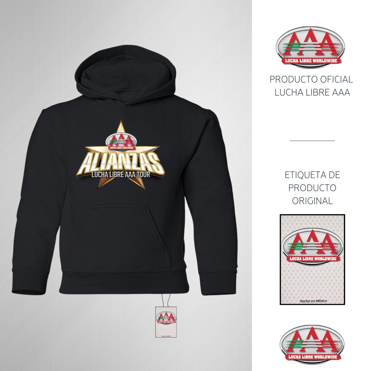 Sudadera Niños Hoodie Lucha Libre AAA Alianzas