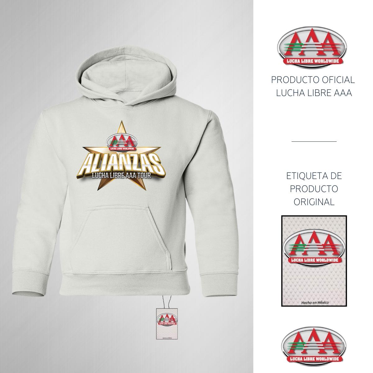 Sudadera Niños Hoodie Lucha Libre AAA Alianzas