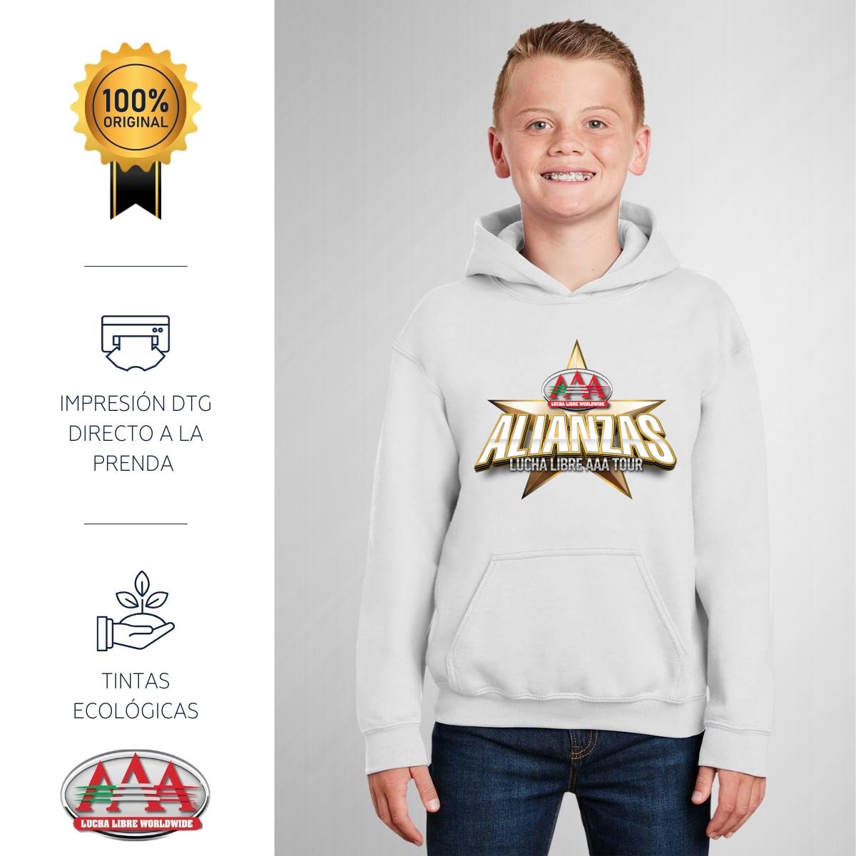 Sudadera Niños Hoodie Lucha Libre AAA Alianzas
