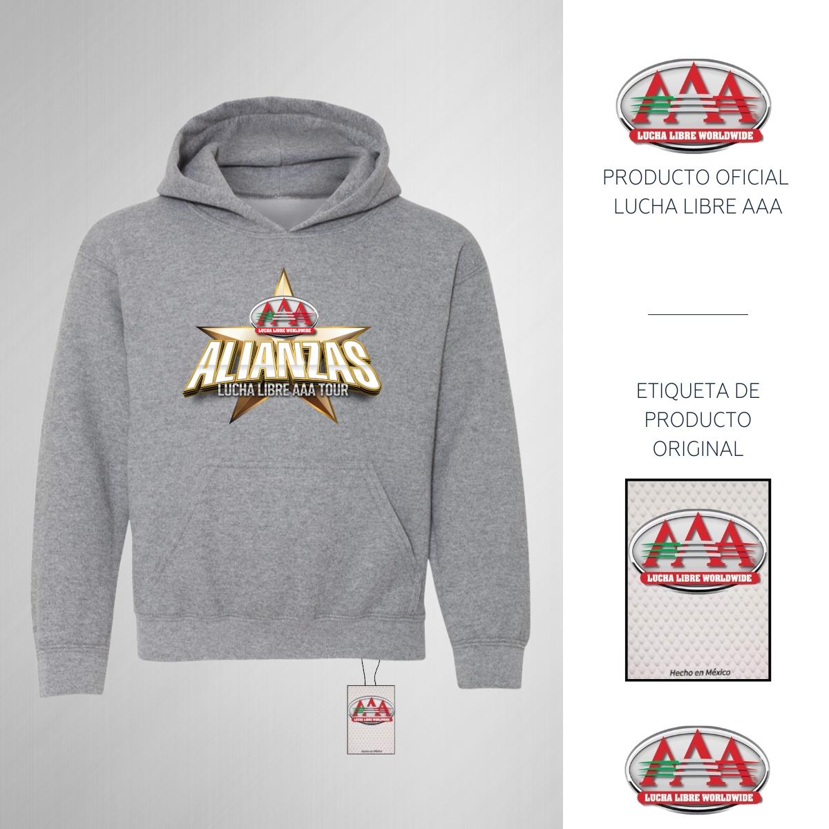 Sudadera Niños Hoodie Lucha Libre AAA Alianzas