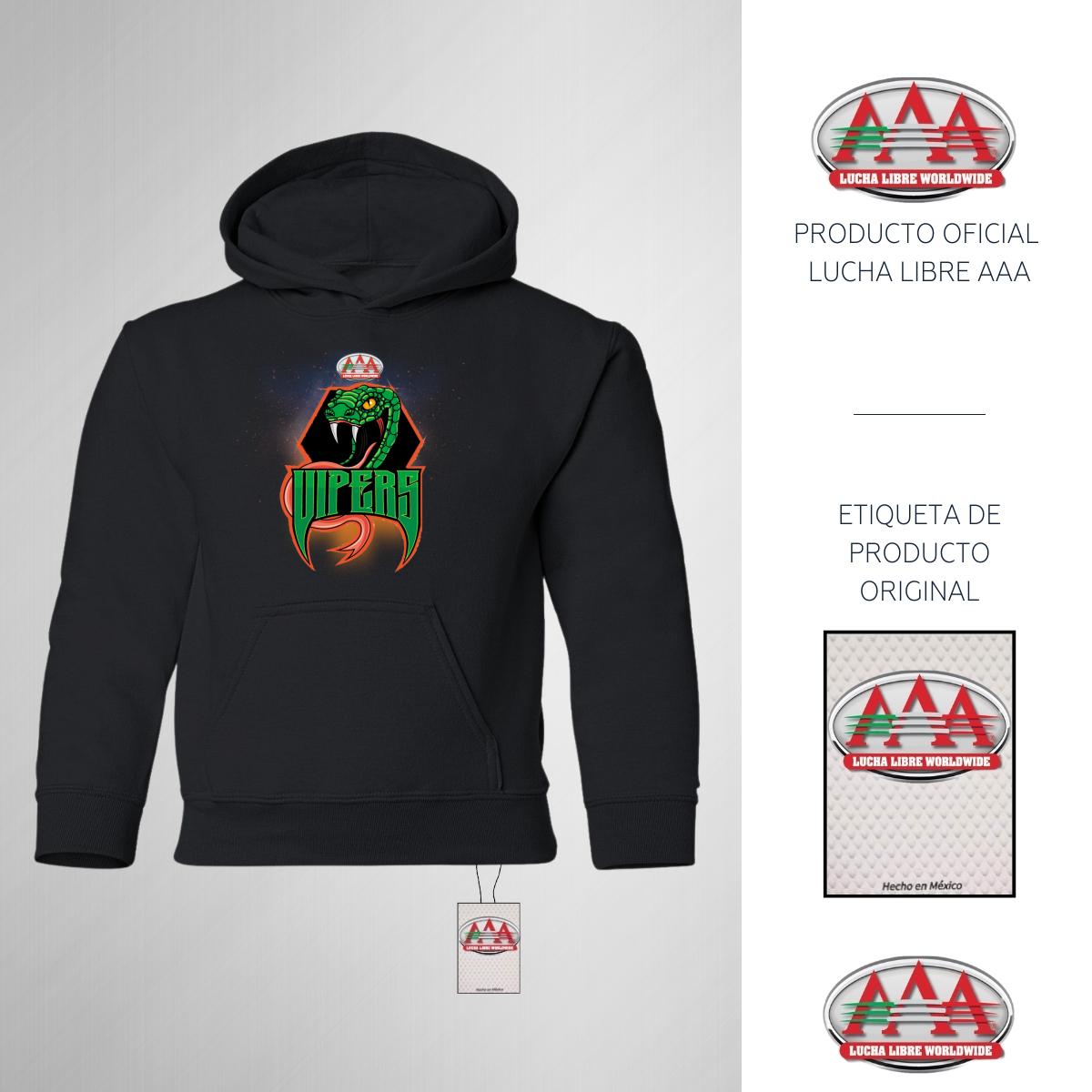 Sudadera Niños Hoodie Lucha Libre AAA Vipers