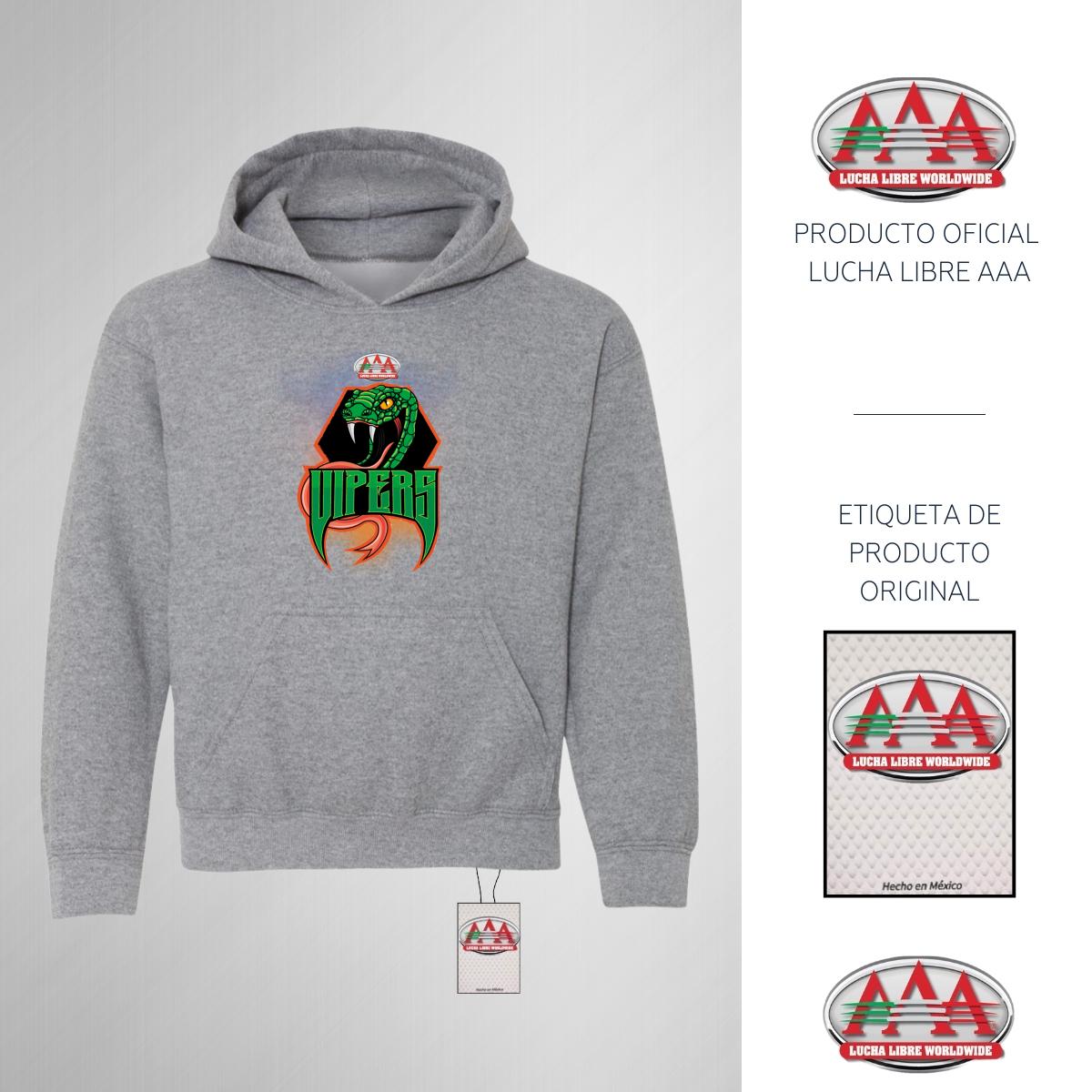 Sudadera Niños Hoodie Lucha Libre AAA Vipers