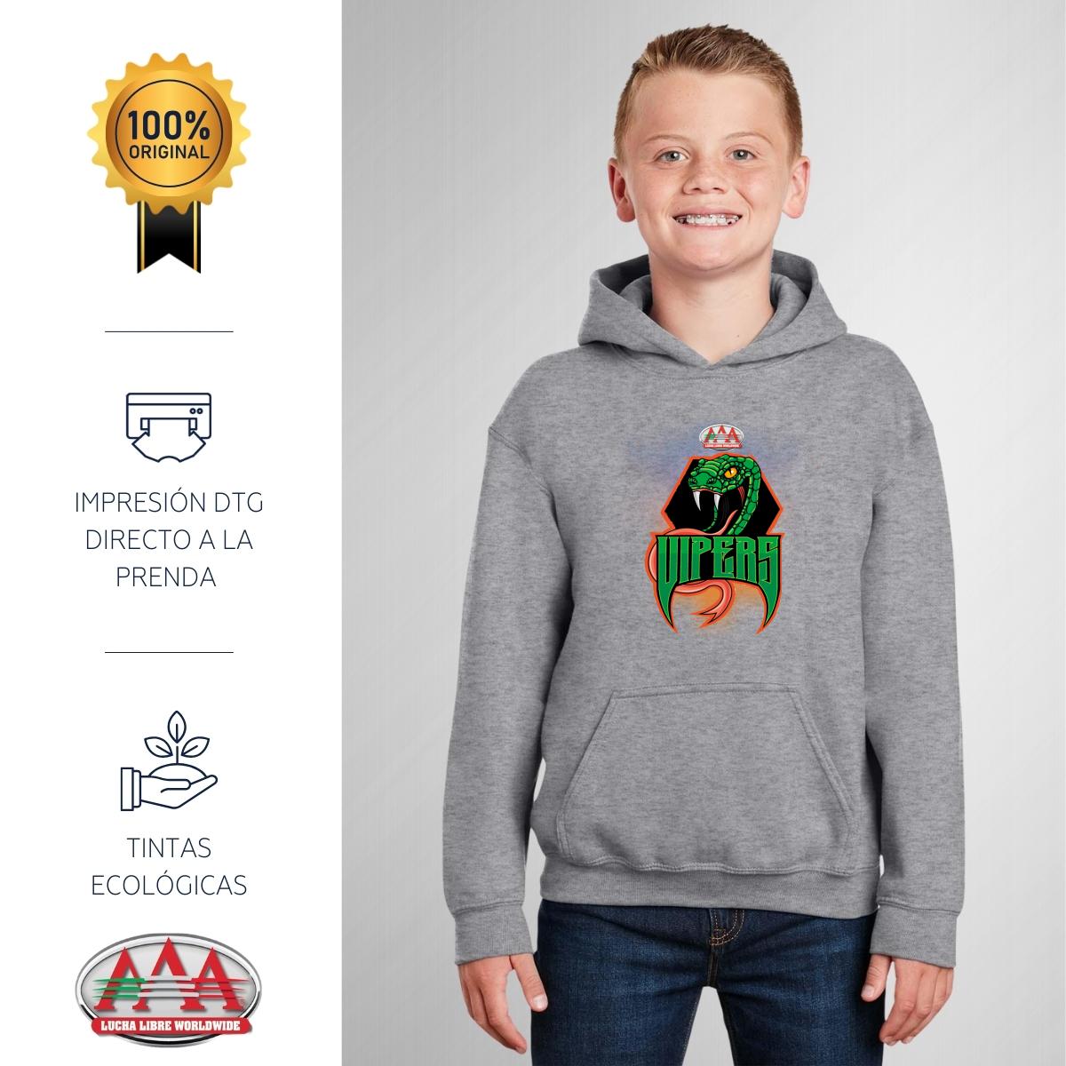 Sudadera Niños Hoodie Lucha Libre AAA Vipers