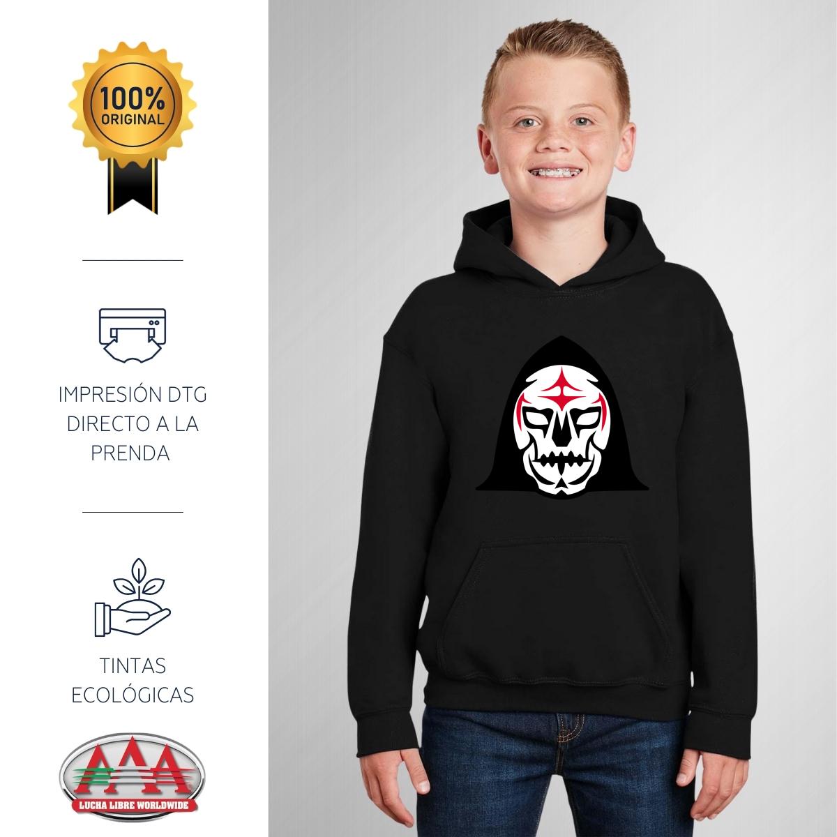 Sudadera Niños Hoodie Lucha Libre AAA La Parka Emoji